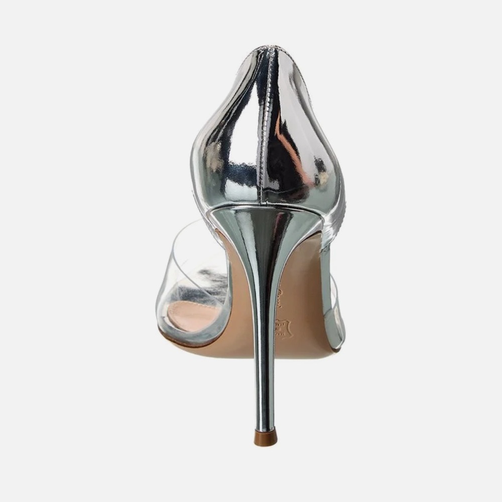 Gianvito Rossi bree leather & vinyl - Picture 5 of 16